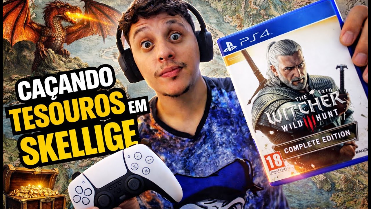 🔴JOGO DO BRUXÃO (THE WITCHER 3) - ATÉ ZERAR !!