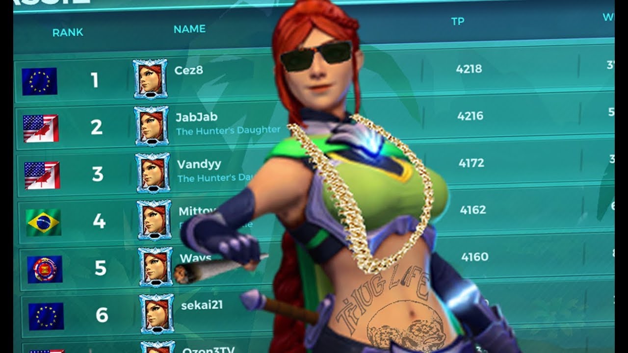 Paladins: Cez9 #1 Cassie Global Leaderboard - Frag montage OB61