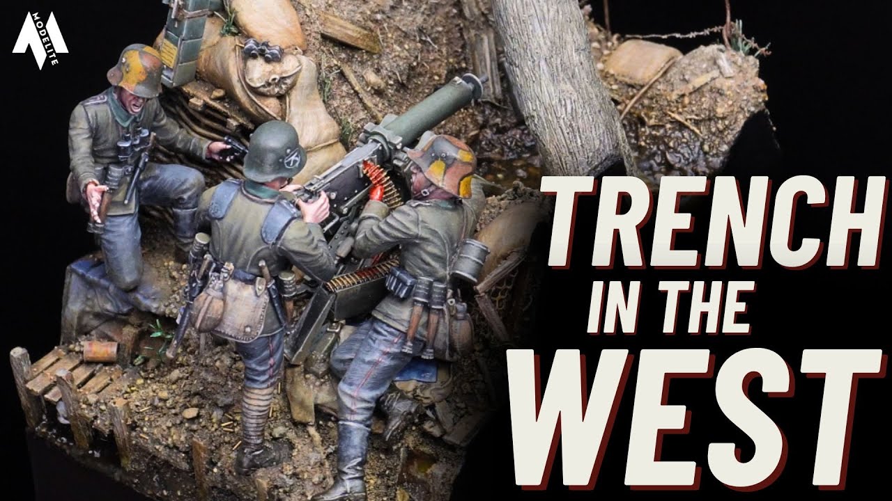 Creating a super DETAILED WW1 Trench Diorama (1918) | 1/35