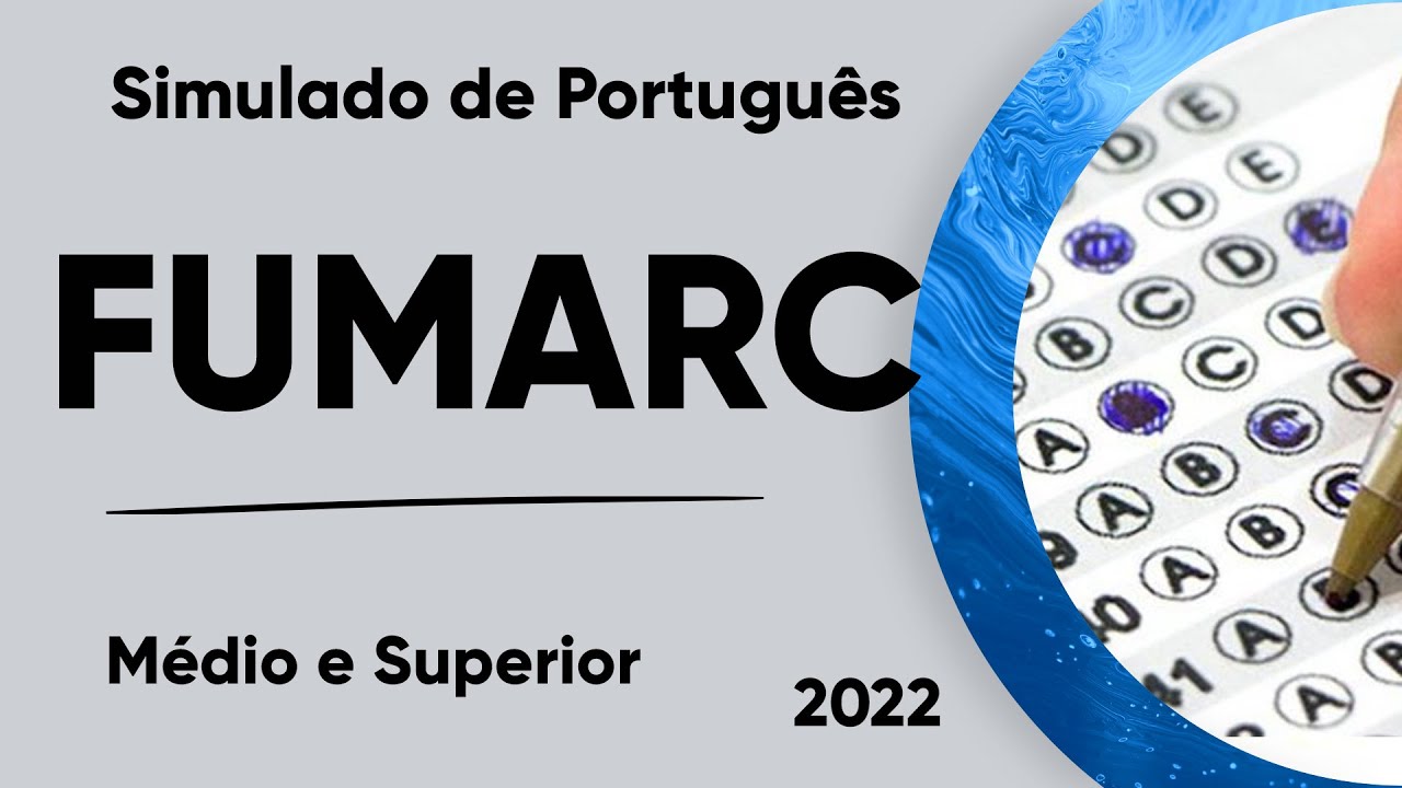 SIMULADO DE PORTUGUÊS FUMARC - ALMG 2022