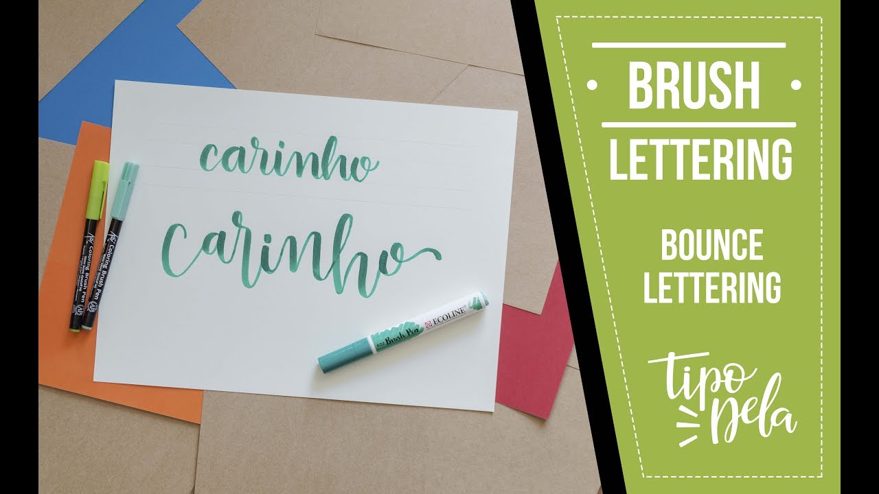 COMO FAZER BOUNCE LETTERING - KAROL STEFANINI