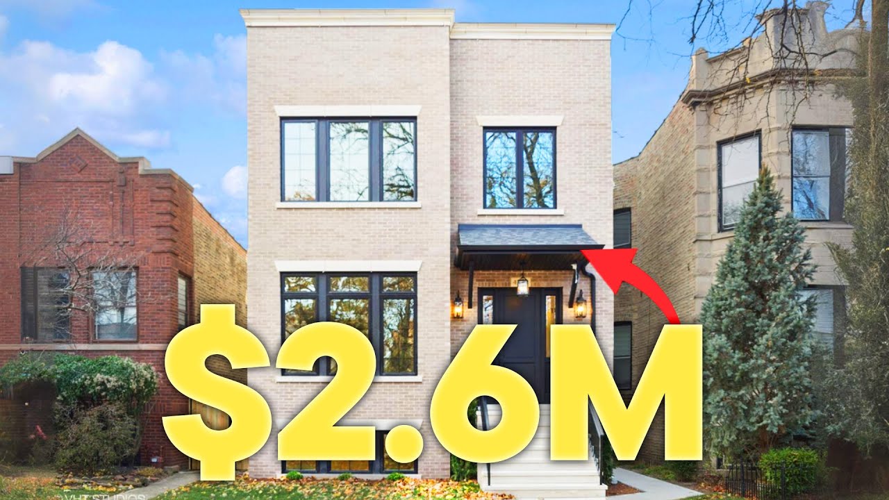 Luxury New Construction Home Tour in North Center, Chicago | $2.6M Modern Masterpiece!