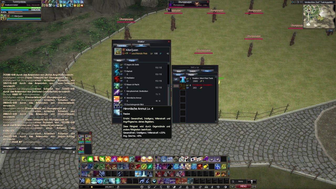 Rappelz - Wind Pixie/Kristallgolem