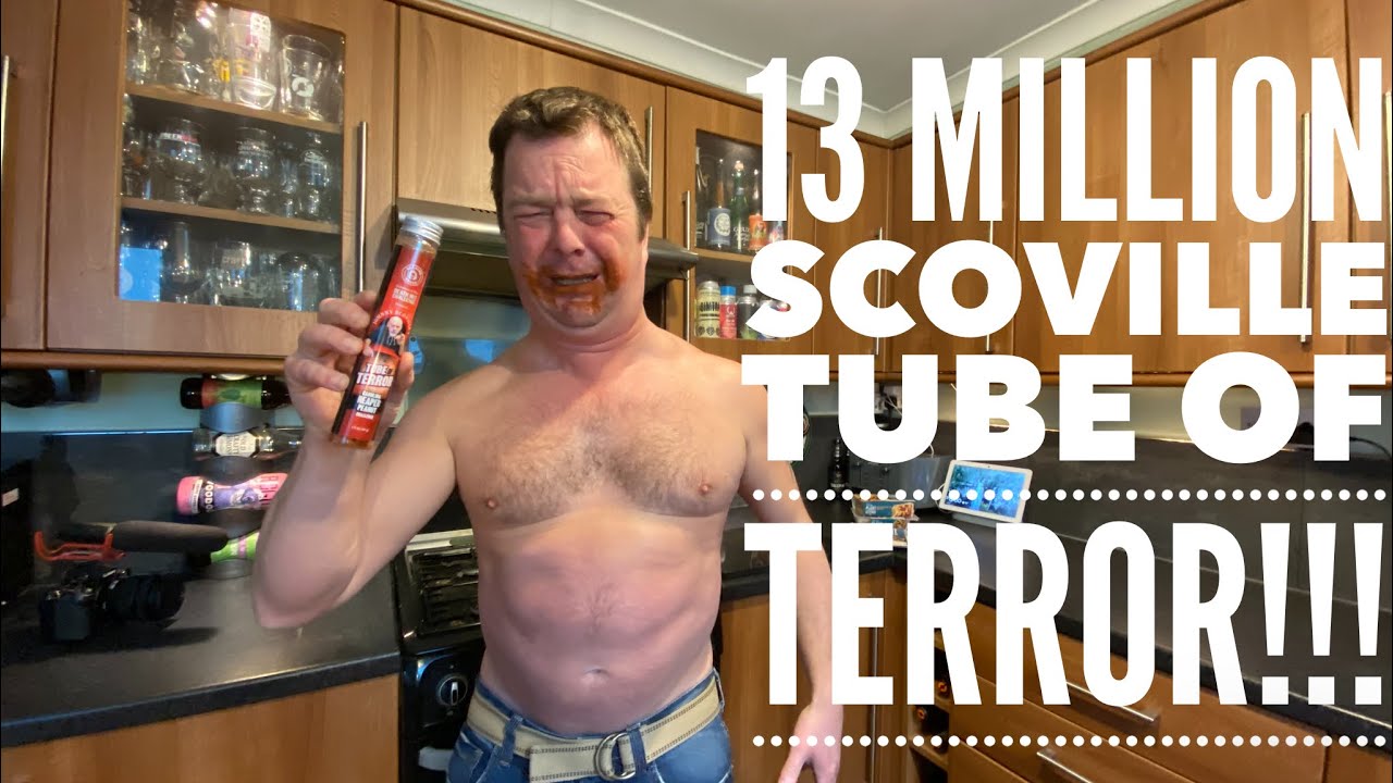 Johnny Scoville's Tube Of Terror 13 Million Scoville Carolina Reaper Challenge