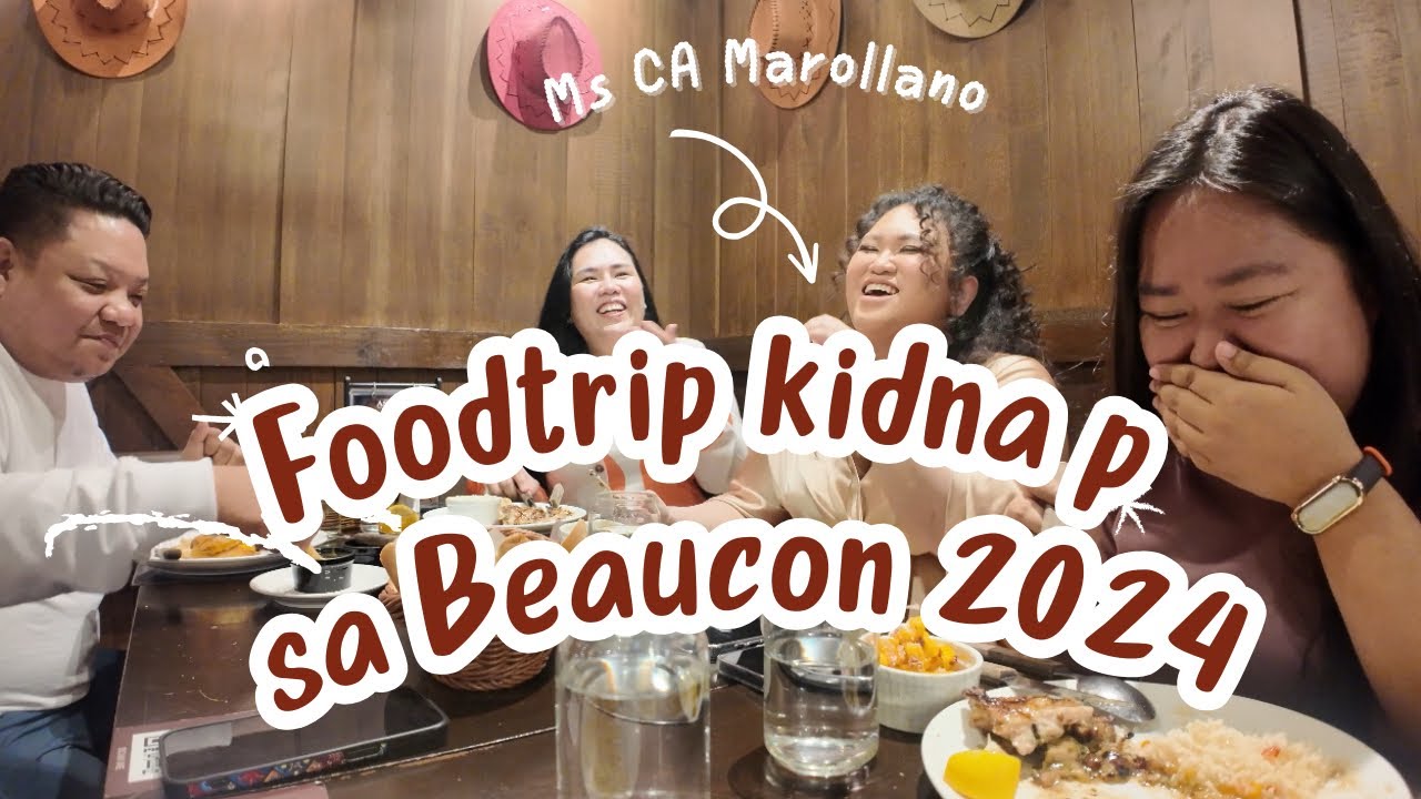 Foodtrip kidnap kay Ms. CA Marollano sa Event nya sa Beaucon 2024!