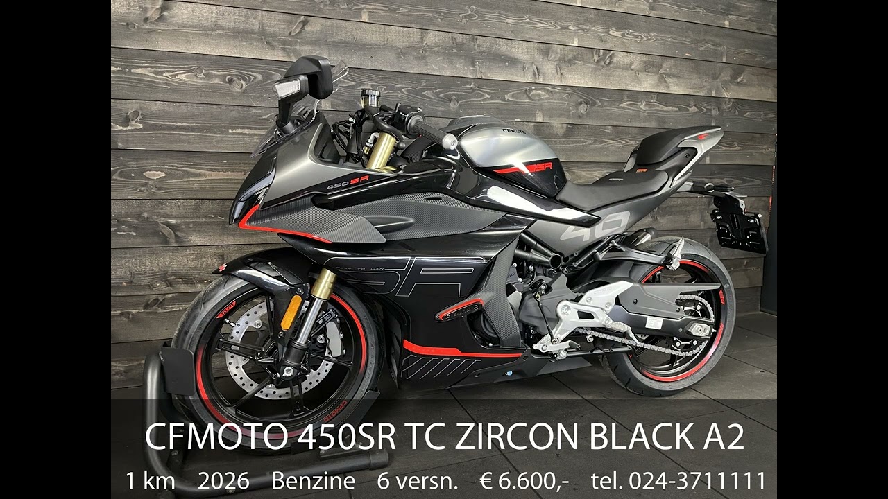 CFMOTO 450SR TC ZIRCON BLACK A2