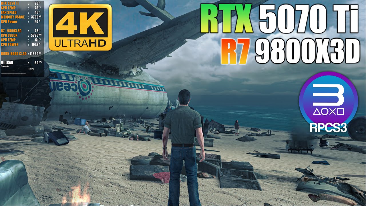 Lost Via Domus | Эмулятор RPCS3 2025 | R7 9800X3D + RTX 5070 Ti 16 ГБ | Геймплей 4K 60FPS UHD