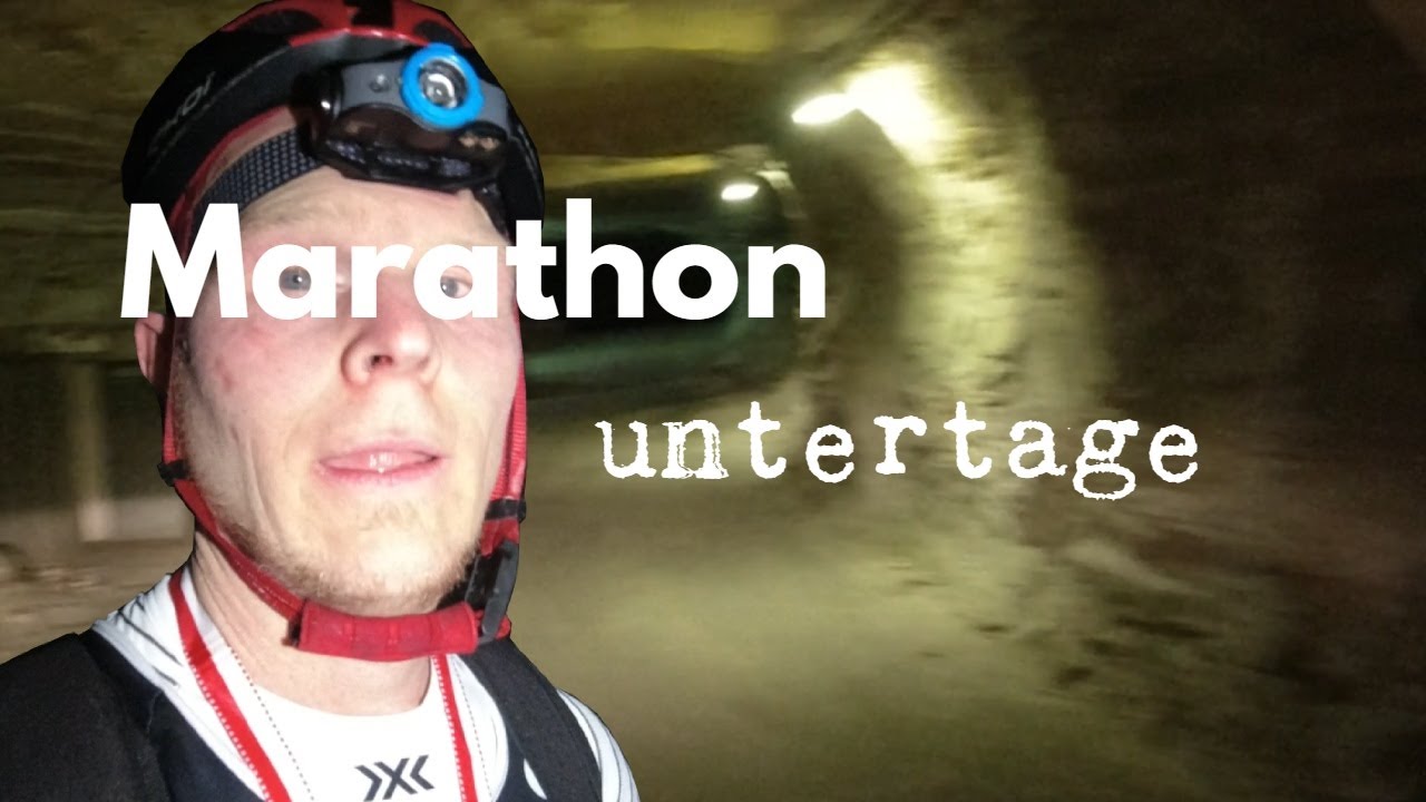 Ich laufe einen Marathon unter der Erde| Kristallmarathon Merkers | Nichts für Klaustrophobiker!