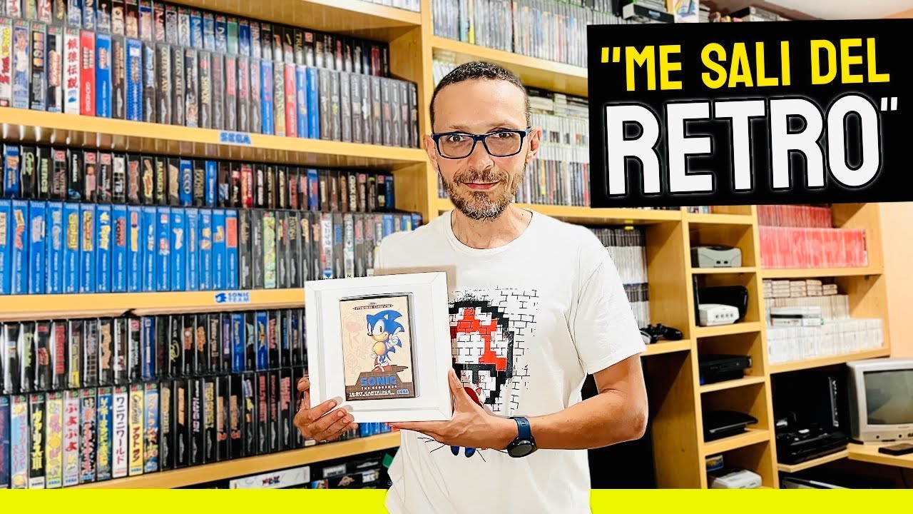 Tiene 300 JUEGOS de Mega Drive 😱 (y no es lo único)