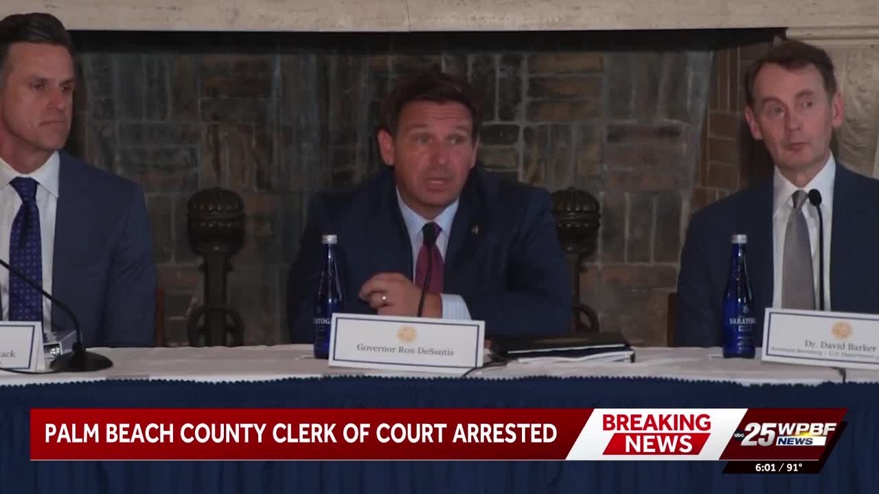 Palm Beach County Clerk of Court Michael Caruso arrested in ongoing investigation