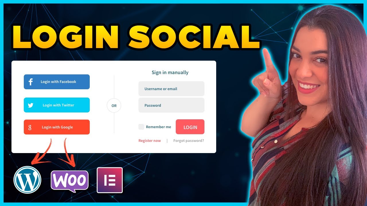 Como Adicionar Login com Redes Sociais no WordPress e Woocommerce?! [Plugin Grátis]