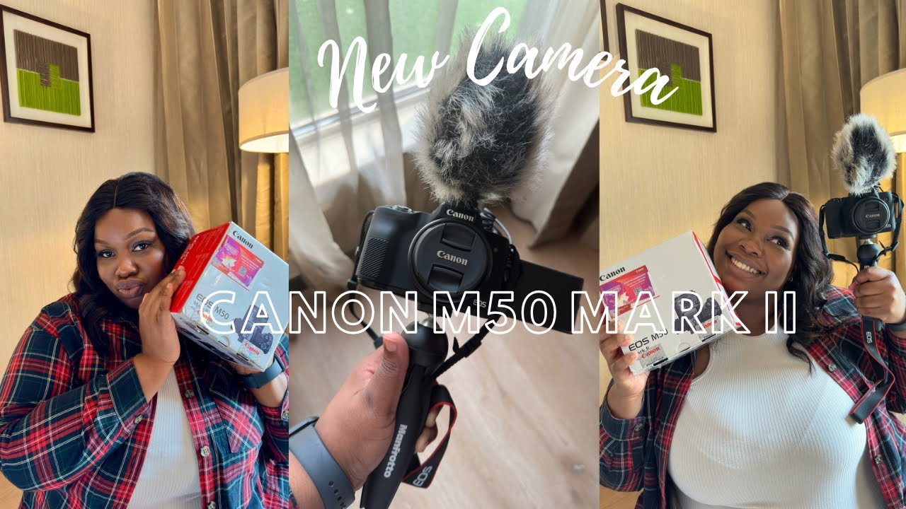 Unboxing canon m50 mark II camera || Mandy Jay || Zambian Youtber