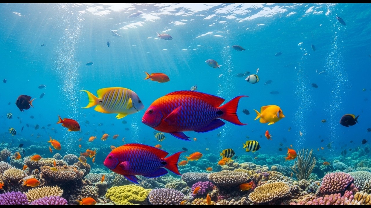 Amazing 4K Ocean Adventure 🐠 Explore the Colorful Coral Reefs and Exotic Fish in Stunning UHD