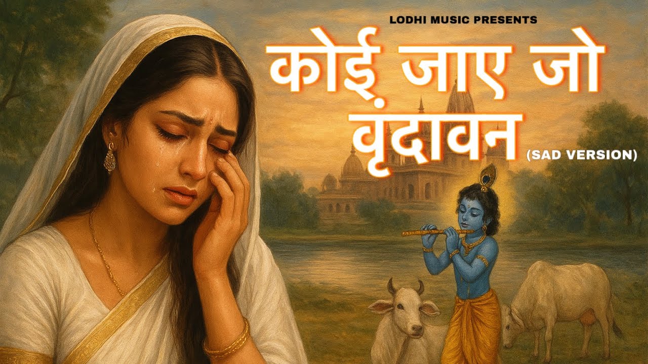 VRINDAVAN- Koi Jaye Jo Vrindavan ! BHAKTI SONG ! Radha Krishna Bhajan ! Lodhi music 