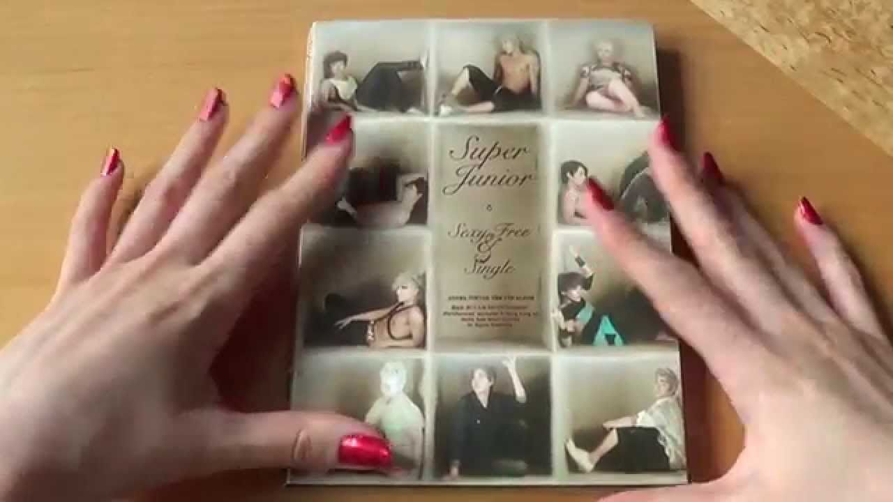 Unboxing Super Junior 슈퍼주니어 6th Korean Studio Album Sexy, Free & Single (Type B) (Hong Kong Version)