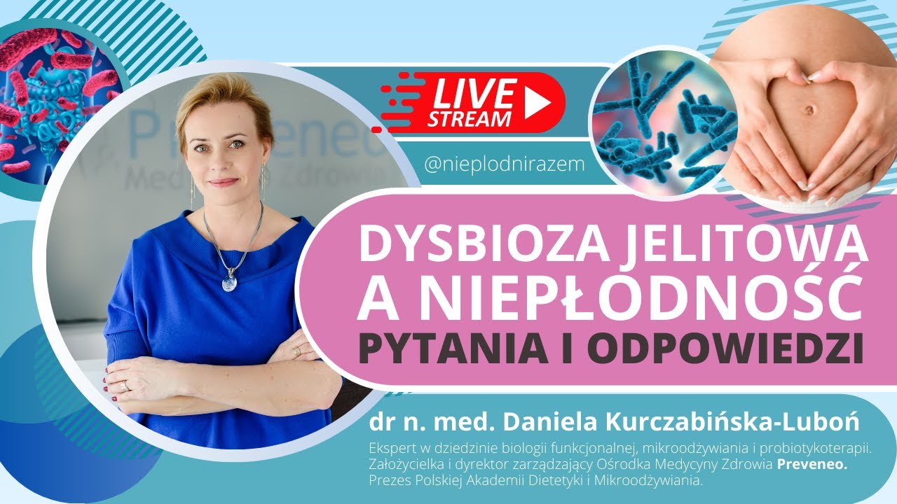 Dysbiozja jelitowa a niepłodność - rozmowa z dr Dr Kurczabińską-Luboń
