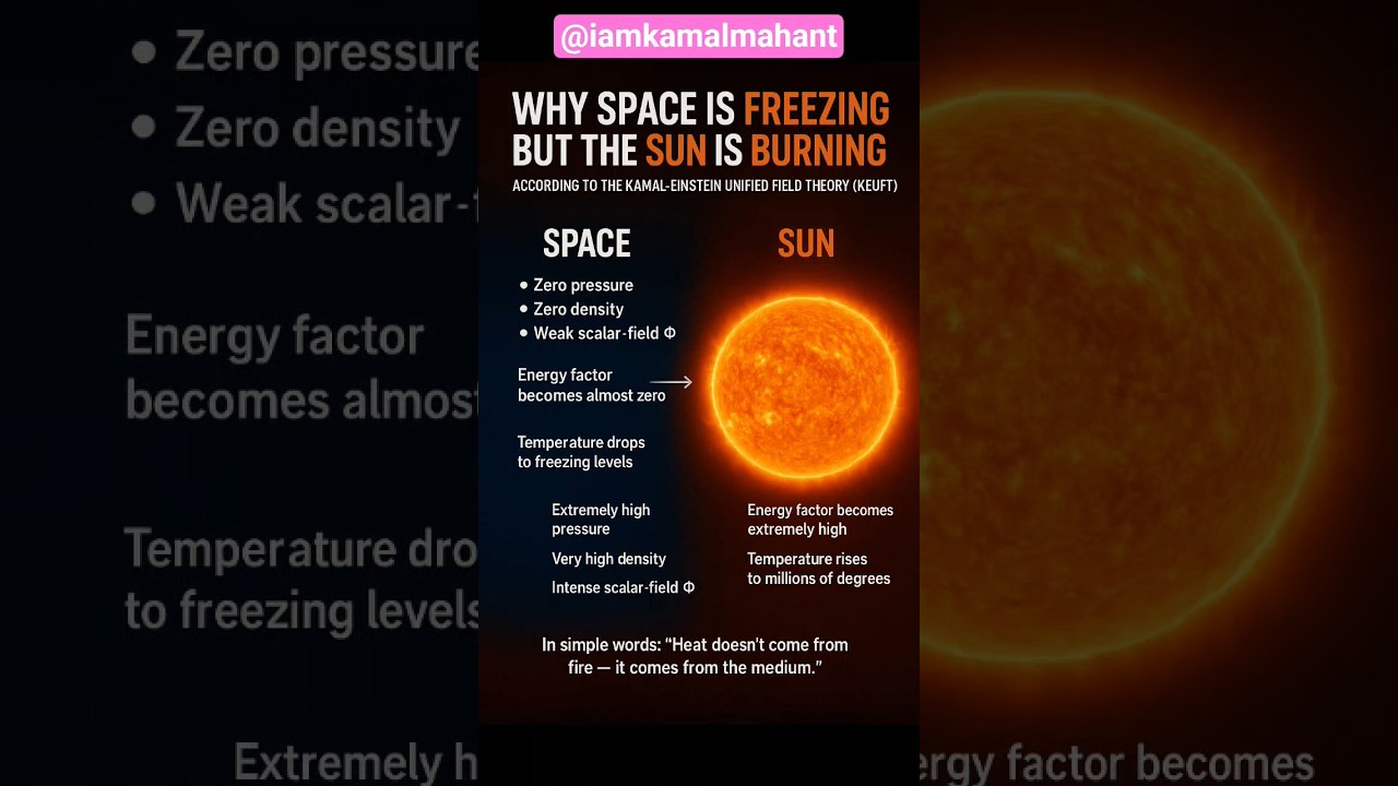 Why Space Is Freezing but the Sun Is Burning — Explained by KEUFT 