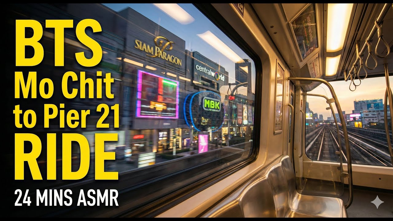 Bangkok BTS POV  Mo Chit BTS to Terminal 21 Asok Ride.
