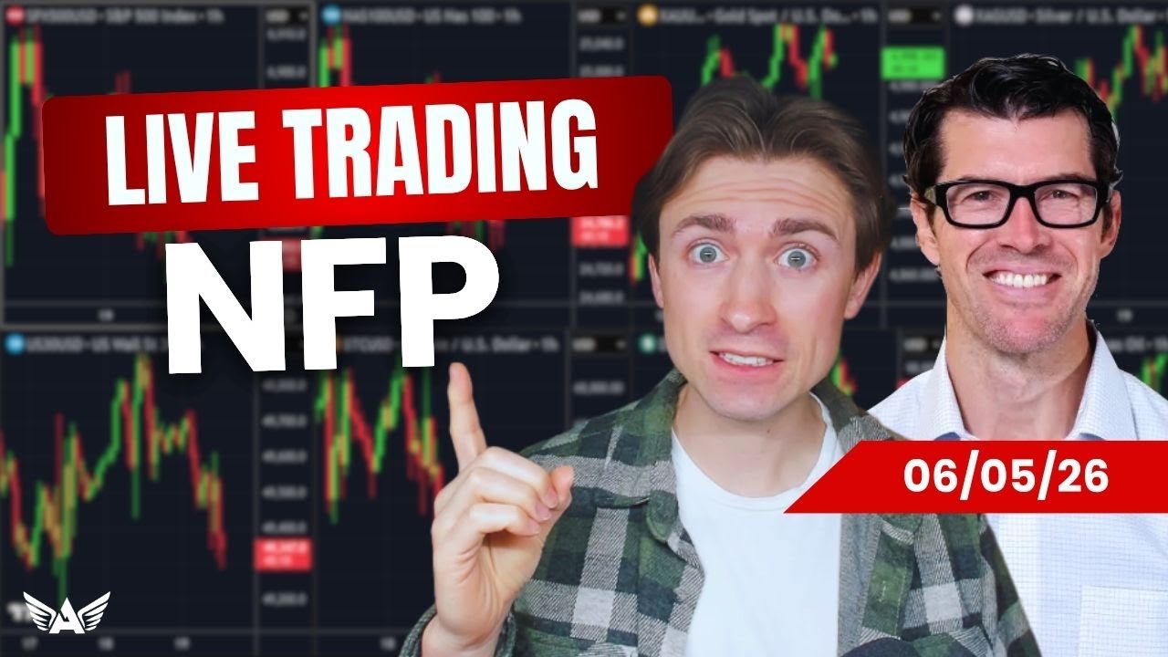LIVE Trading NFP Gold, Nasdaq, Forex | A1 Trading Show