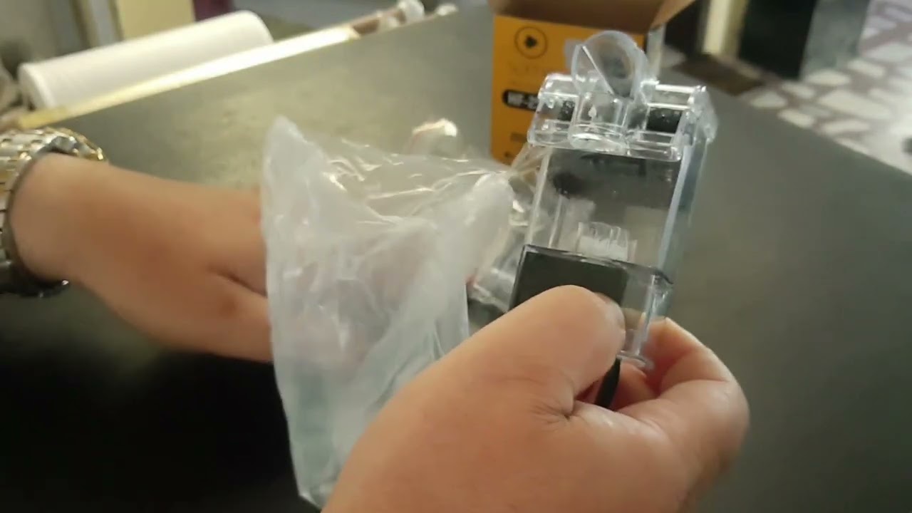 Apresentação do filtro externo (hang on) Soma HF-250 para aquários até 30 litros