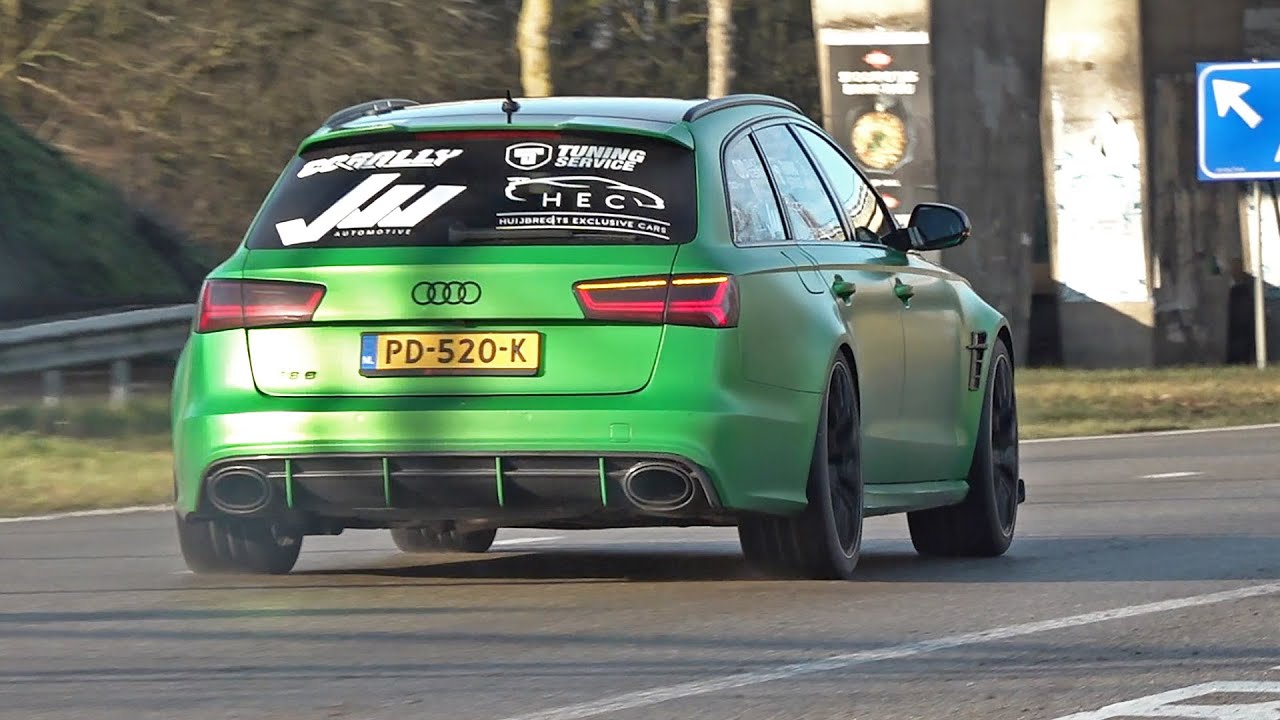 ABT Audi RS6 Avant C7 with Milltek Exhaust! Revs, Accelerations, Crackles 💥