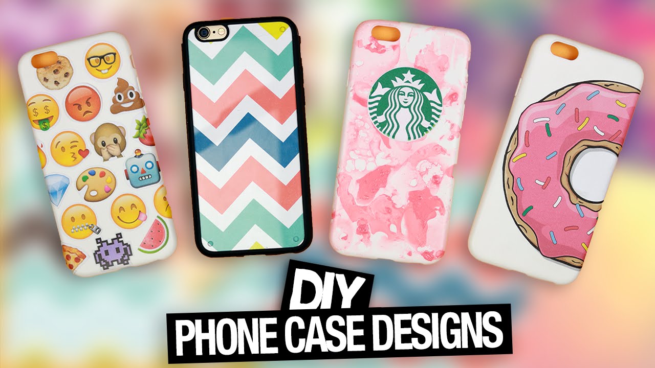 DIY Phone Case Designs | Tumblr, Starbucks, Emoji & more!