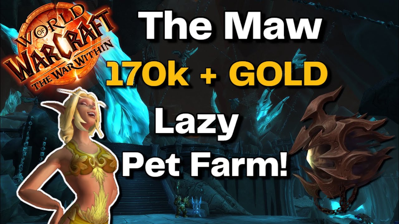 Ленивые золотые фермы | Ферма питомцев «Пасть» — Война внутри WoW