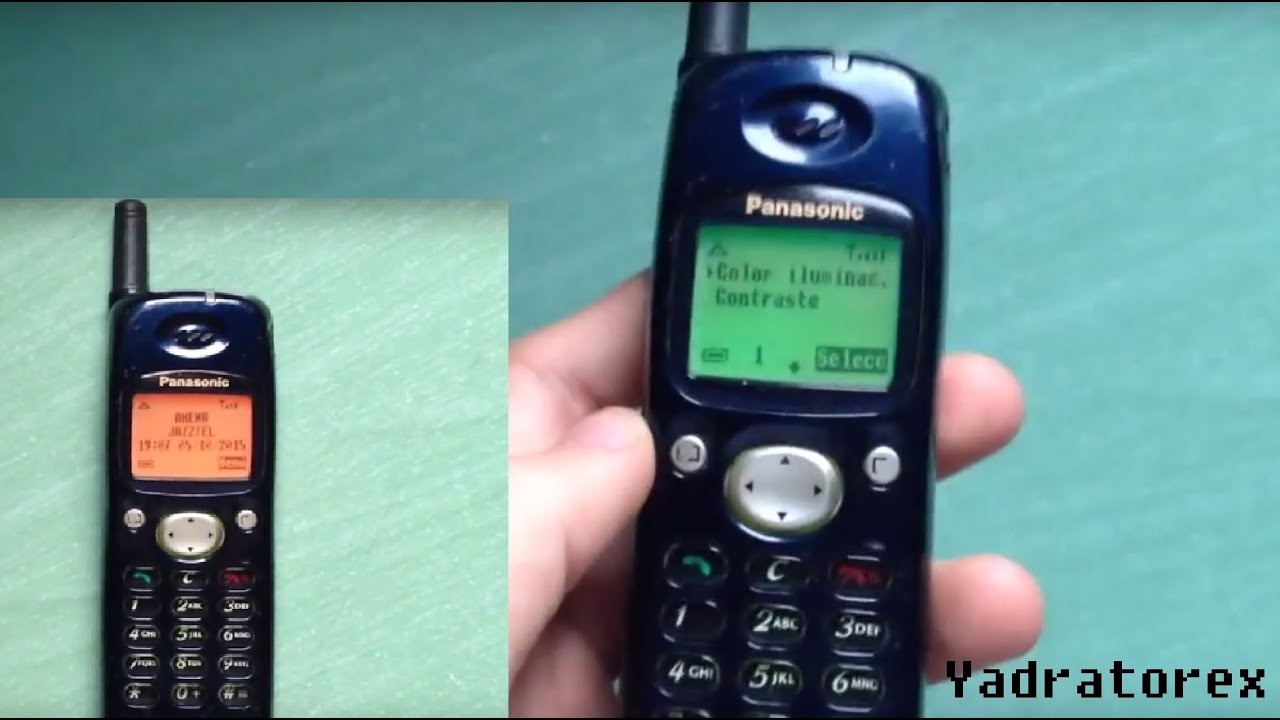 Panasonic GD90 retro review (old ringtones) vintage phone