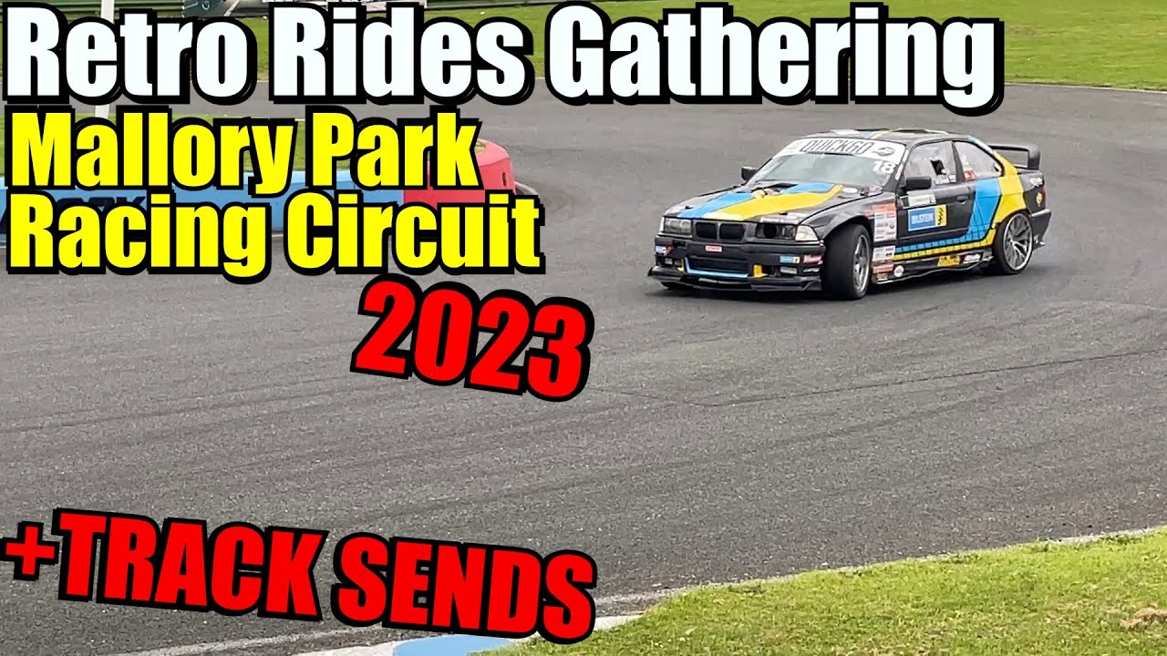 Retro Rides Classic Car Show Mallory Park Race Circuit 2023 (+Track SEND!!))