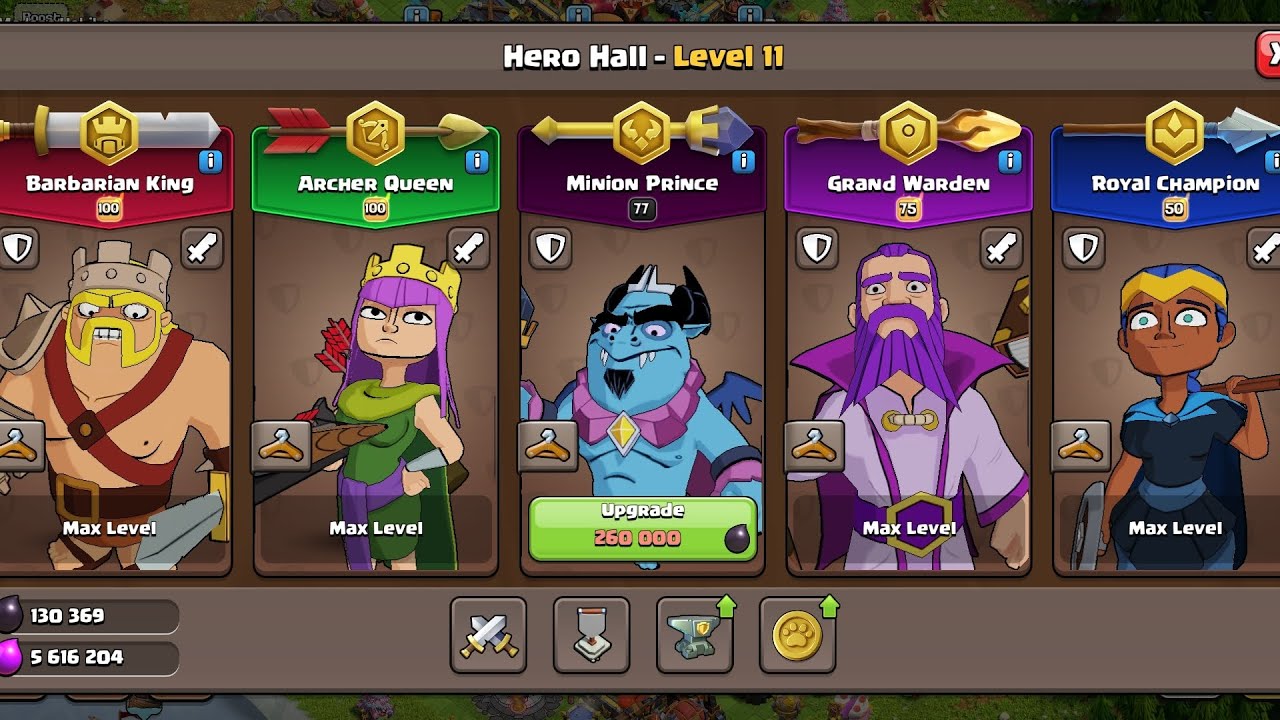 All Clash-A-Rama Sking Of 13 Th Anniversary ( Clash of clans)