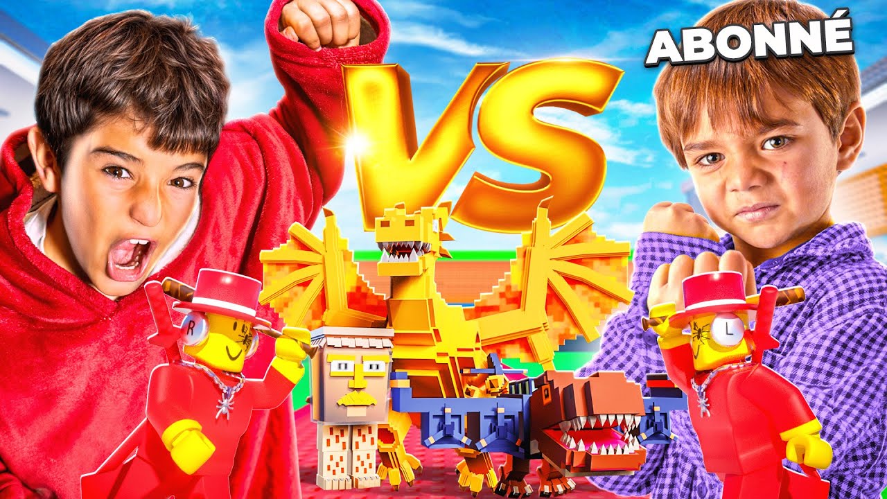 MON PETIT FRÈRE DÉFI MES ABONNÉS SUR STEAL A BRAINROT EN 1 VS 1 ! Il s'est enfui..