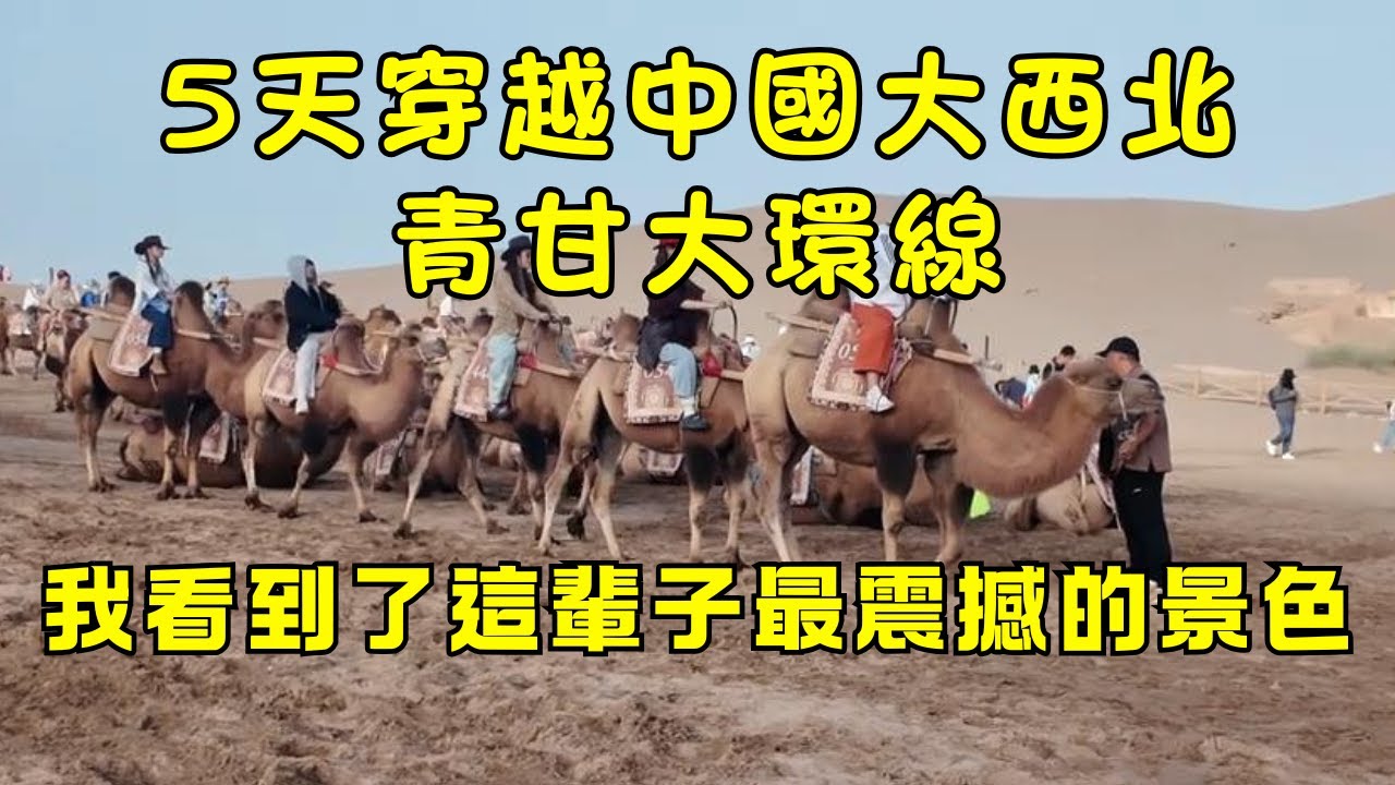【青甘大環線】網紅不敢這樣玩！我一個人開車走完青甘大環線，深入無人區、冒險黑獨山、夜市狂吃2元羊腸…真實青甘環線全紀錄 ⚠️🍜