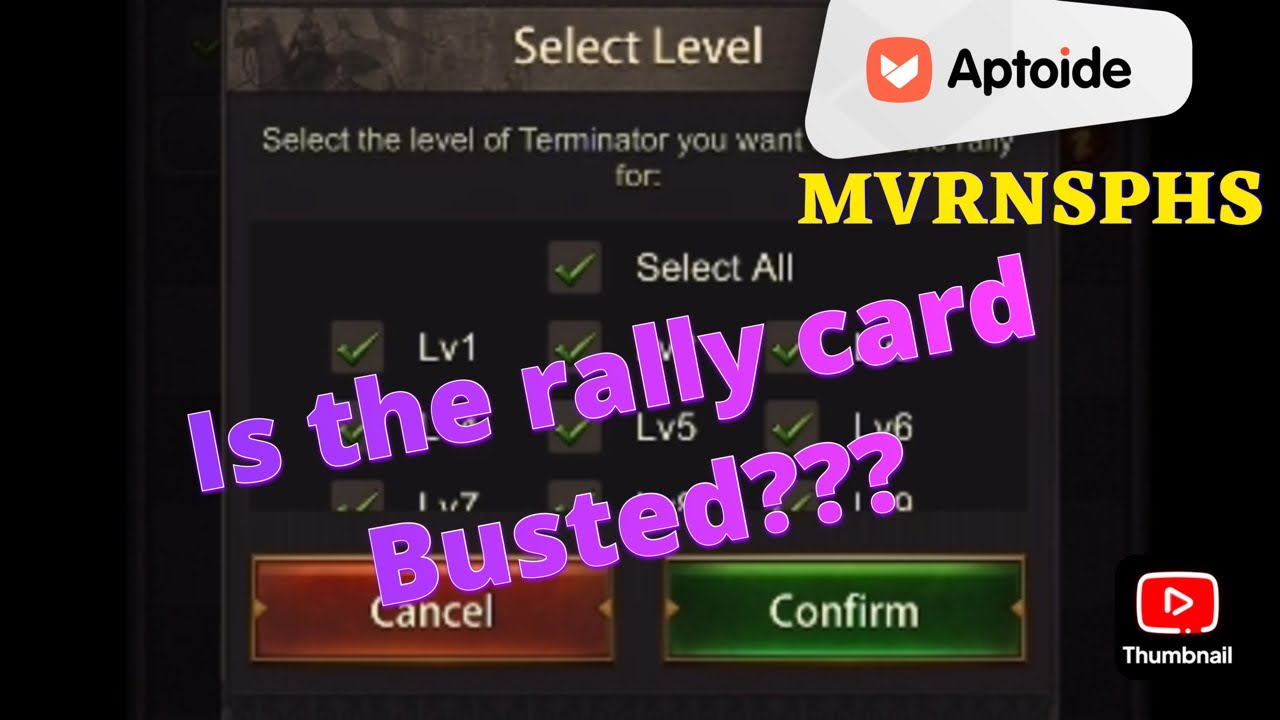 Evony's rally card changes tricked me 🤦‍♂️