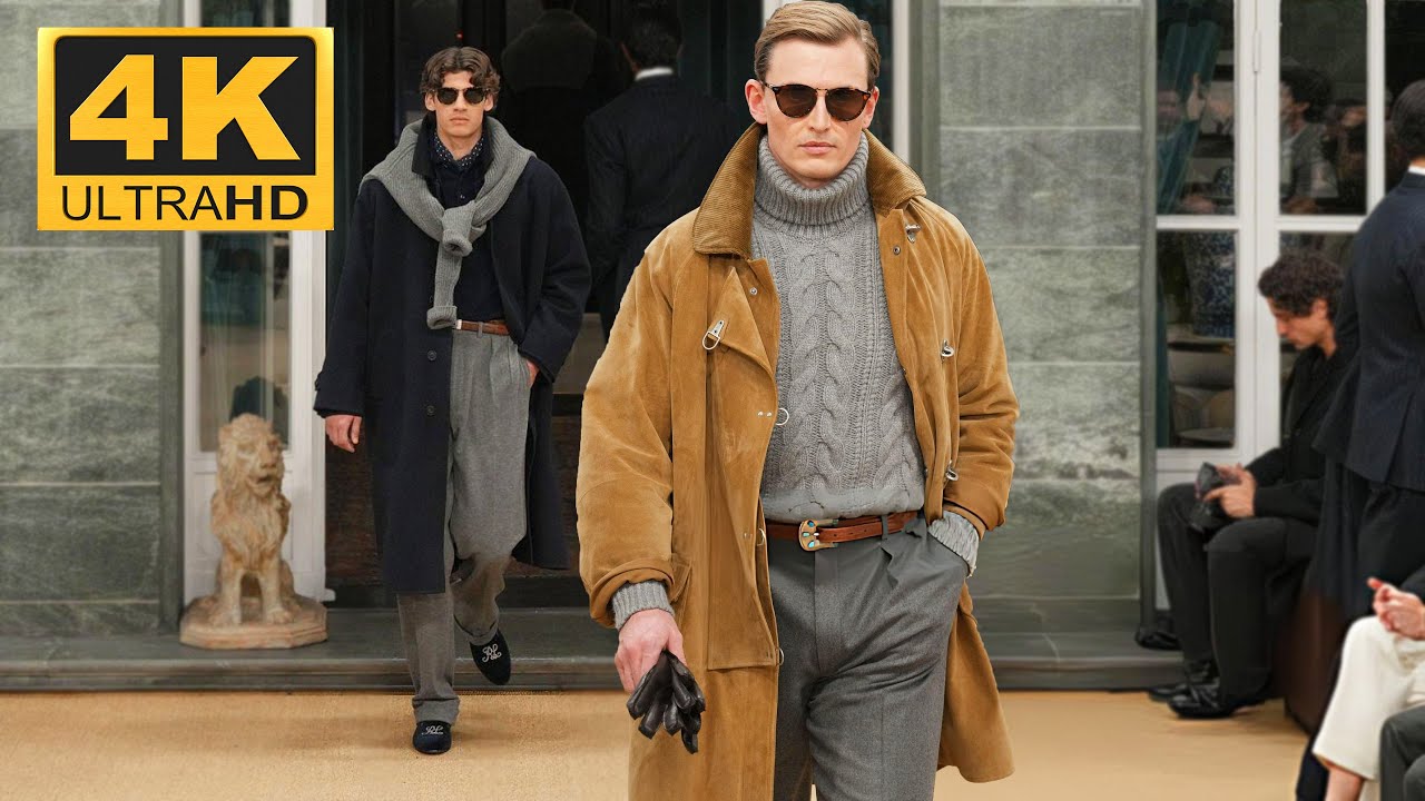 Ralph Lauren Menswear | Fall/Winter 2026/27 | Milan Fashion Week - 4K