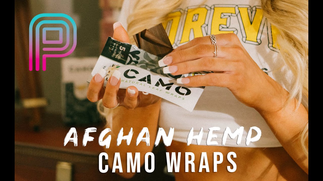 Afghan Hemp CAMO Self-Rolling Wraps - Vanilla