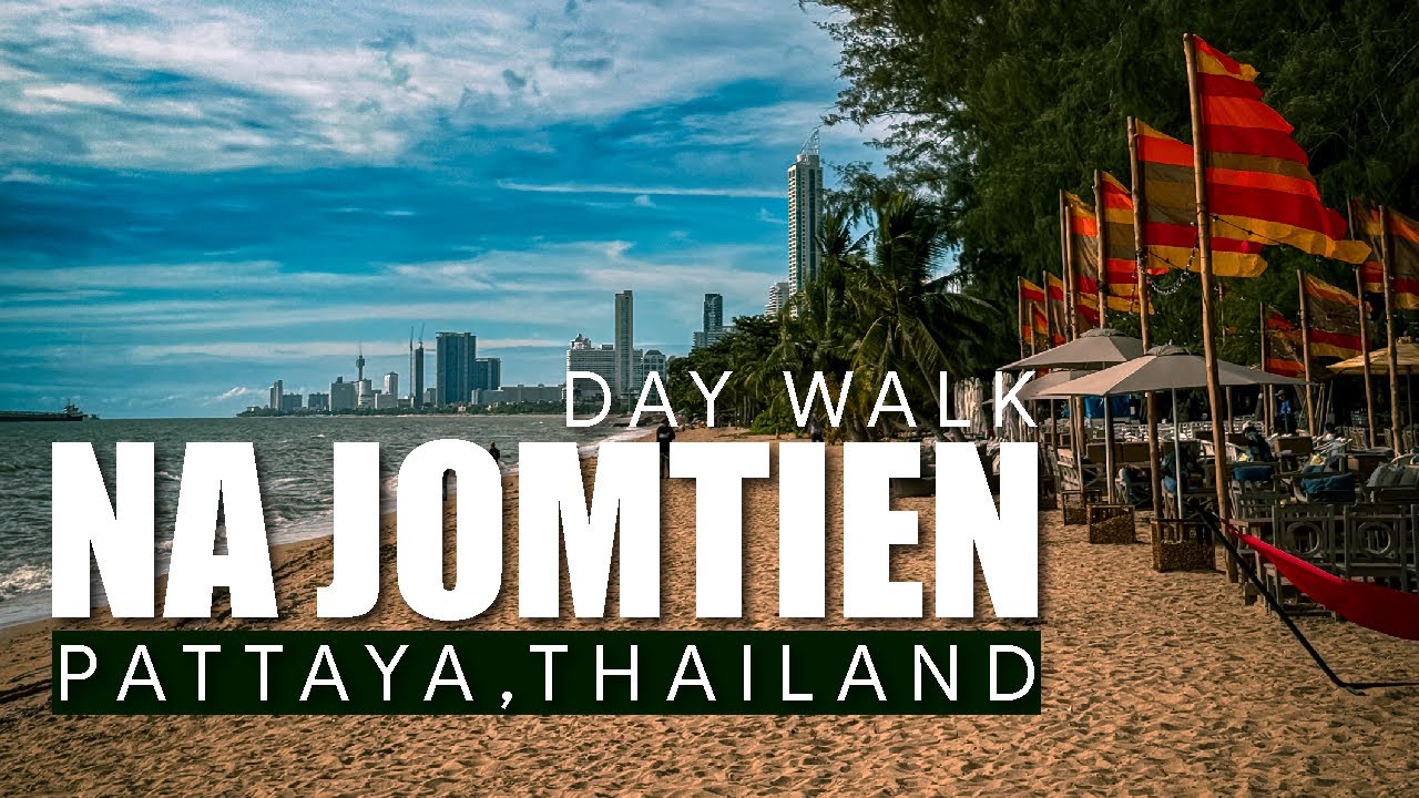 POV Walking Tour – Soi Na Jomtien 8 to Na Jomtien Beach | Day Walk | 4K No Commentary