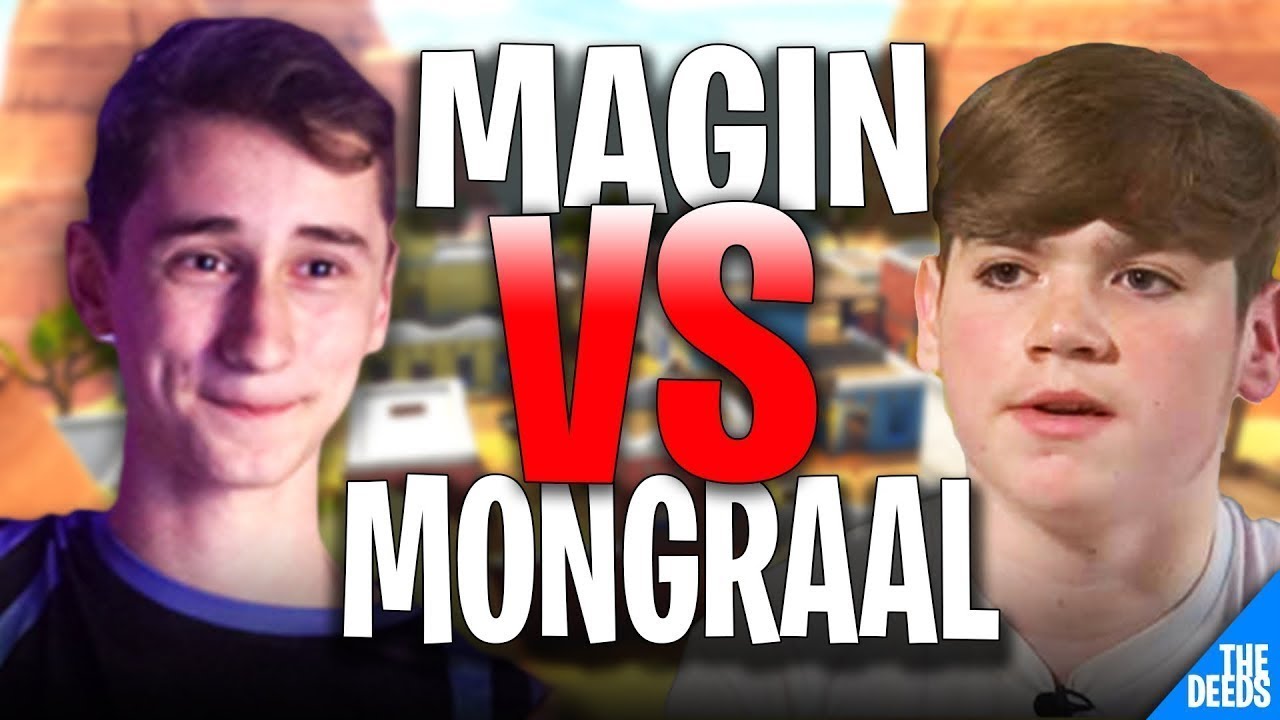 Secret Mongraal vs Atlantis Magin - 1vs1 -  CRAZY EU BUILD FIGHTS