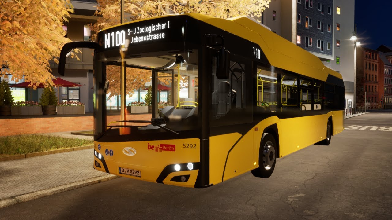Нощна линия N100 в The Bus и AI автобуси