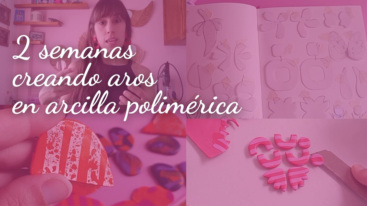 Dos semanas creando aros en arcilla polimérica - Procesos y decisiones