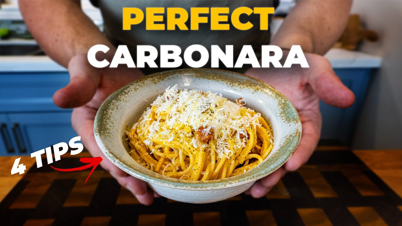 4 Tips for PERFECT Pasta Carbonara