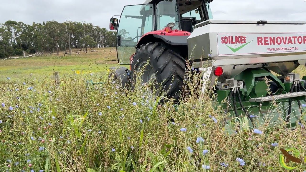 2) Minimise Soil Disturbance - Principle in Context - Multi Species Farming - SOILKEE Renovator