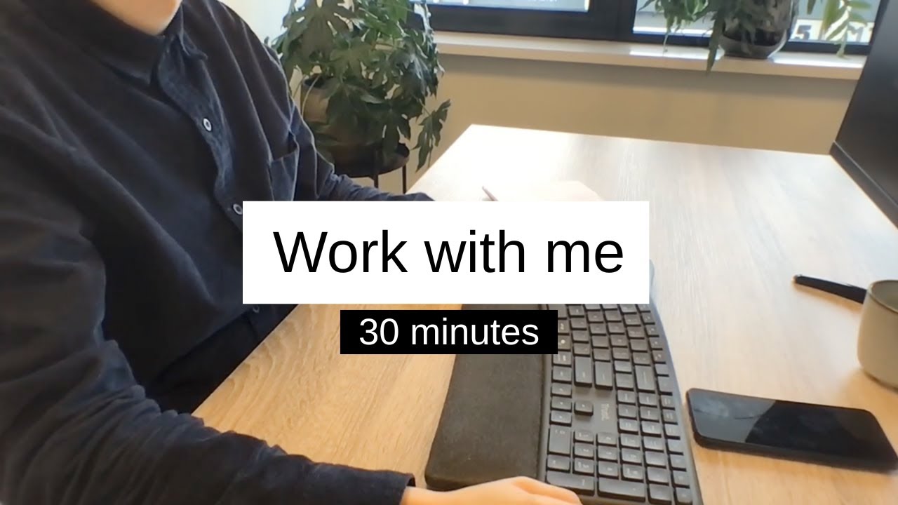 LOCK IN: 30 Minutes of Pure Productivity | No Music | Keyboard ASMR
