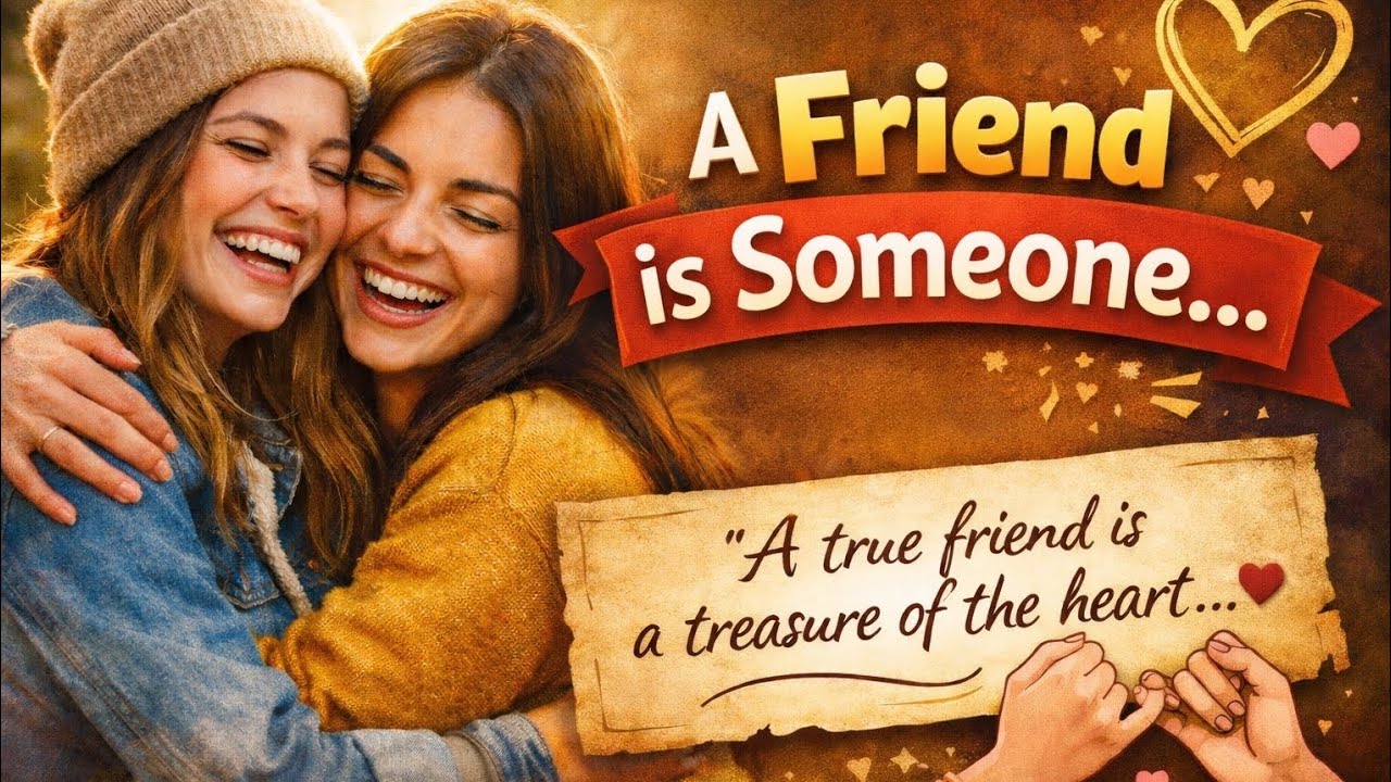 A friend is someone.... part - 2