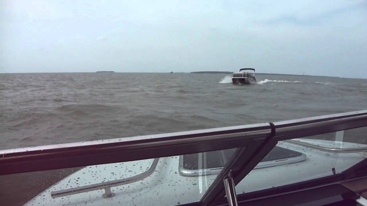 2012 Bennington 2575 RCW with ESP package in 3ft seas part 2!
