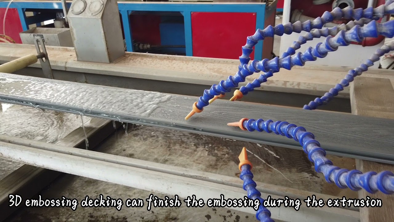 Popular wpc decking item -3D embossing decking for outdoor