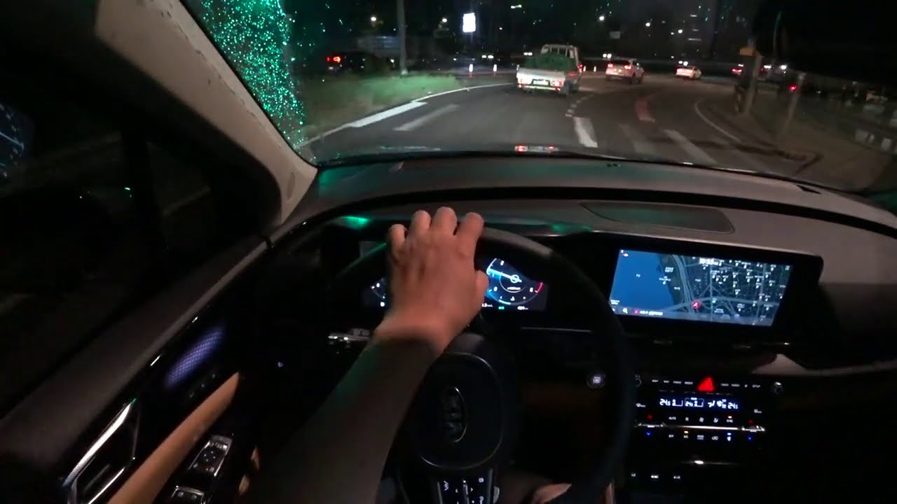 2021 KIA sedona 2.2 CRDi POV night drive