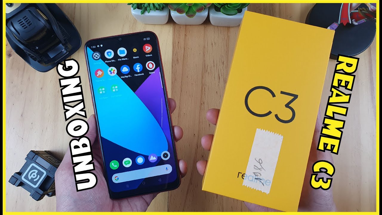 Realme C3 Unboxing & First Look | Unbox, Fingerprint, Camera Test