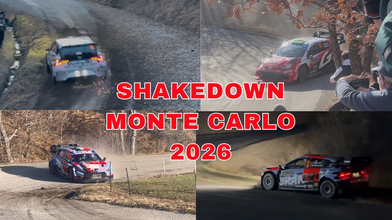 Shakedown Rallye Monte Carlo 2026 SHOW/MISTAKES 