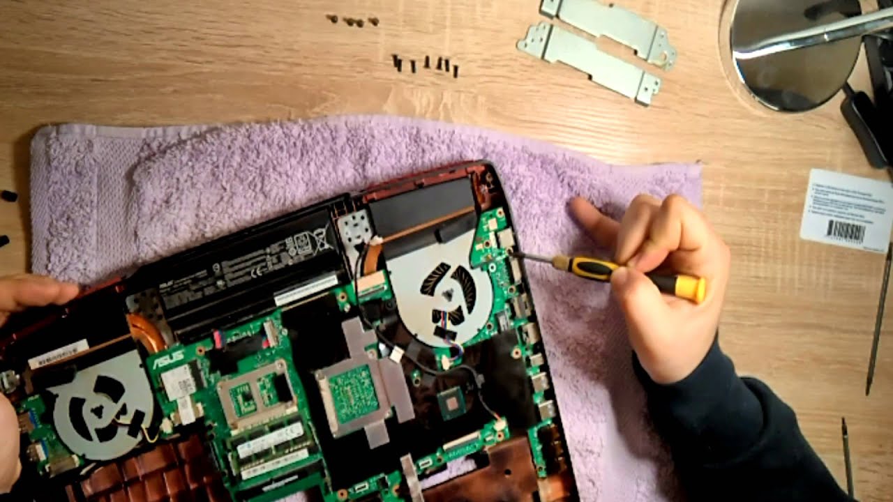 Asus G751 - Complete Disassembly / Fan Cleaning / Battery Replacement