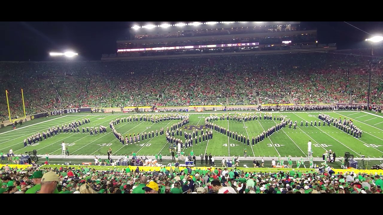 Notre Dame Band of the Fighting Irish - Halftime Show - Ohio St week - 9/23/23